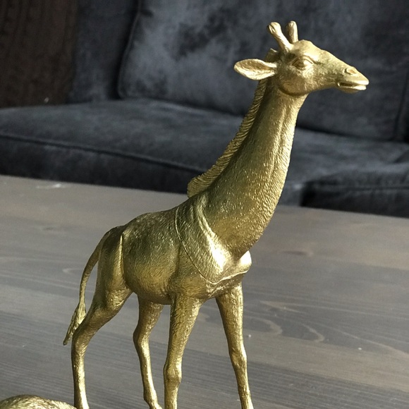 Gold Animals plastic figurines Set of 3 DIY - Picture 3 of 6